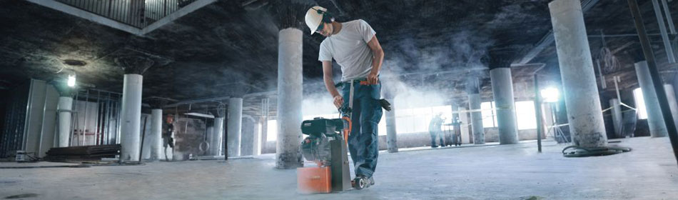 Floor covering removal:  Concrete removal - 
	Concrete Floor Removal can be necessary in:
	• Badly calibrated screed
	&bu. 
	Concrete Floor Removal can be necessary in:
	• Badly calibrated screed
	• Rain damage concrete
	• Curled joints on new slabs
. 3.1 Floor covering removal, 3.1.1 Concrete removal